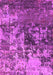 Machine Washable Oriental Pink Industrial Rug, wshurb2608pnk