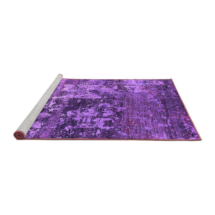 Sideview of Machine Washable Oriental Purple Industrial Area Rugs, wshurb2608pur
