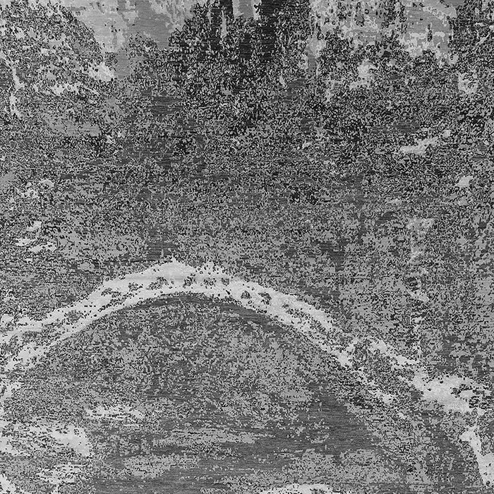 Machine Washable Oriental Gray Industrial Rug, wshurb2609gry