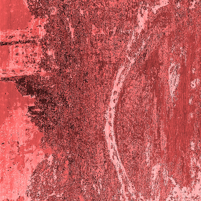 Machine Washable Oriental Red Industrial Rug, wshurb2609red