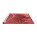 Industrial Red Washable Rugs