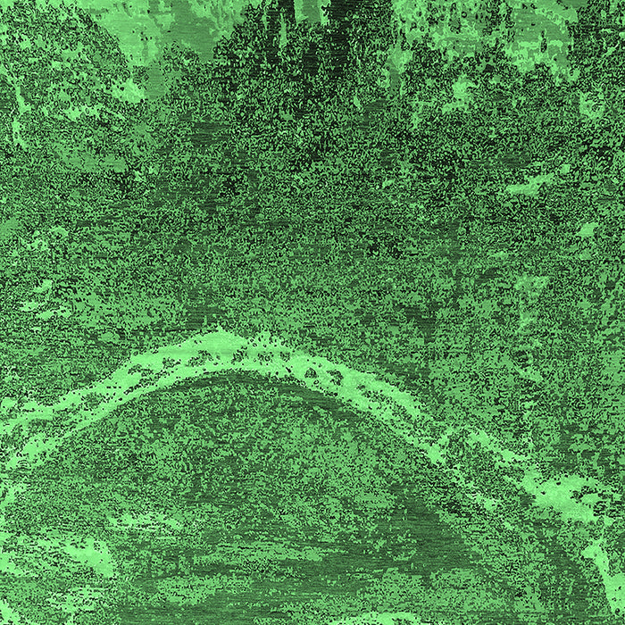 Oriental Emerald Green Industrial Rug, urb2609emgrn