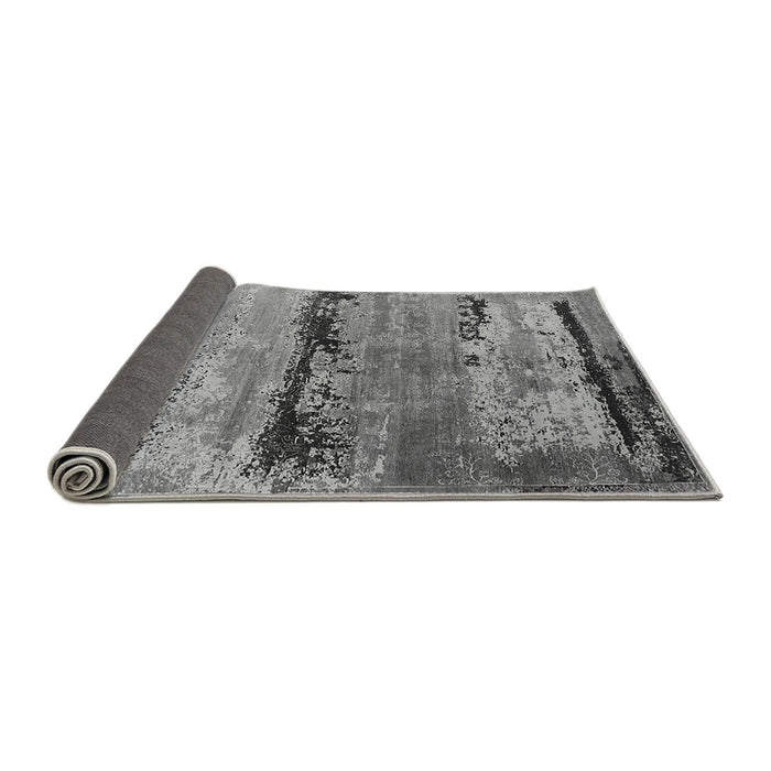 Sideview of Oriental Gray Industrial Rug, urb2610gry