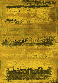 Oriental Yellow Industrial Rug, urb2610yw