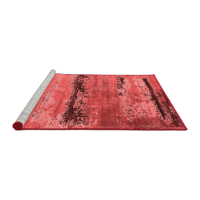 Industrial Red Washable Rugs