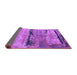 Sideview of Oriental Purple Industrial Rug, urb2610pur