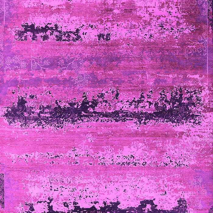 Machine Washable Oriental Pink Industrial Rug, wshurb2610pnk