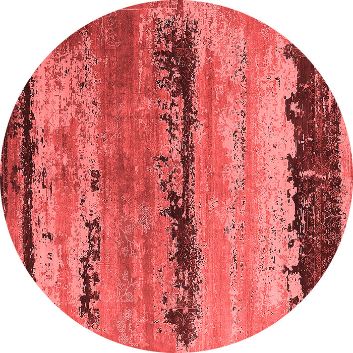 Machine Washable Oriental Red Industrial Rug, wshurb2610red