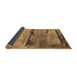 Sideview of Oriental Brown Industrial Rug, urb2610brn