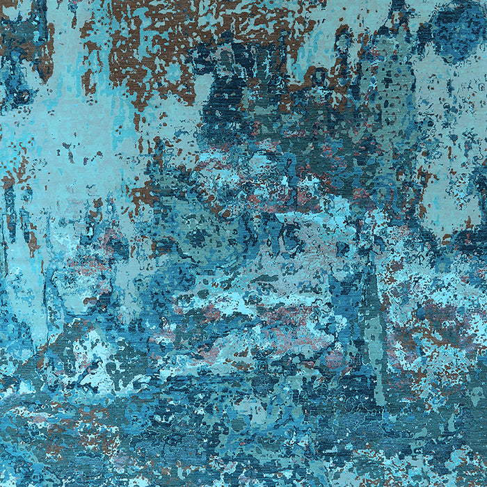 Oriental Light Blue Industrial Rug, urb2611lblu