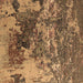 Square Oriental Brown Industrial Rug, urb2611brn