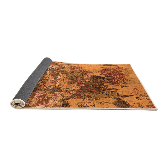 Sideview of Oriental Orange Industrial Rug, urb2611org