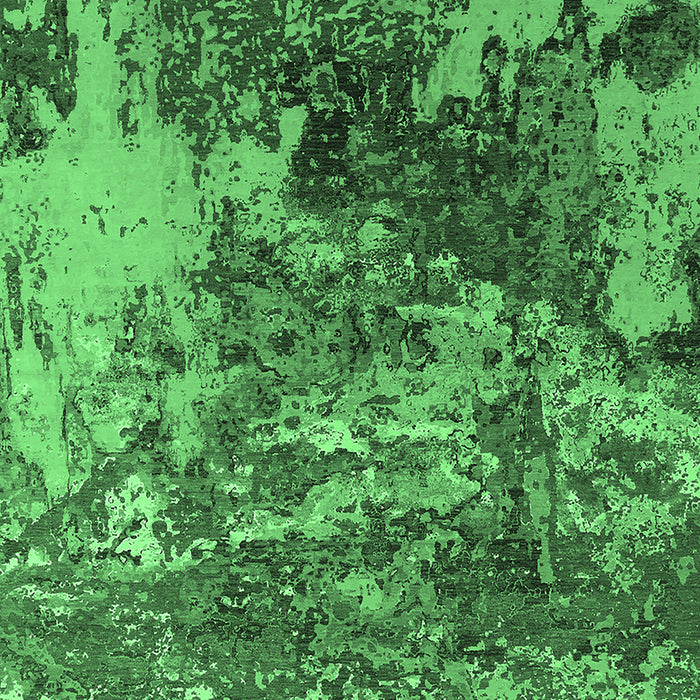 Oriental Emerald Green Industrial Rug, urb2611emgrn