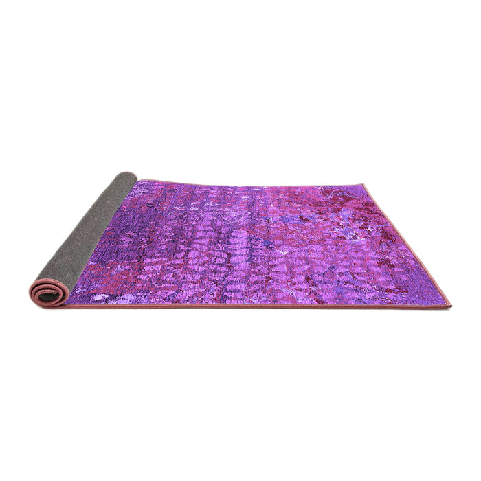Sideview of Oriental Purple Industrial Rug, urb2612pur
