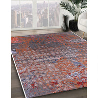 Mid-Century Modern Pink Oriental Rug, urb2612