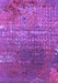 Machine Washable Oriental Purple Industrial Area Rugs, wshurb2612pur