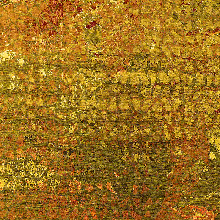 Oriental Yellow Industrial Rug, urb2612yw