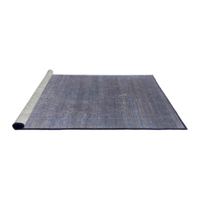 Sideview of Machine Washable Industrial Modern Purple Rug, wshurb2613