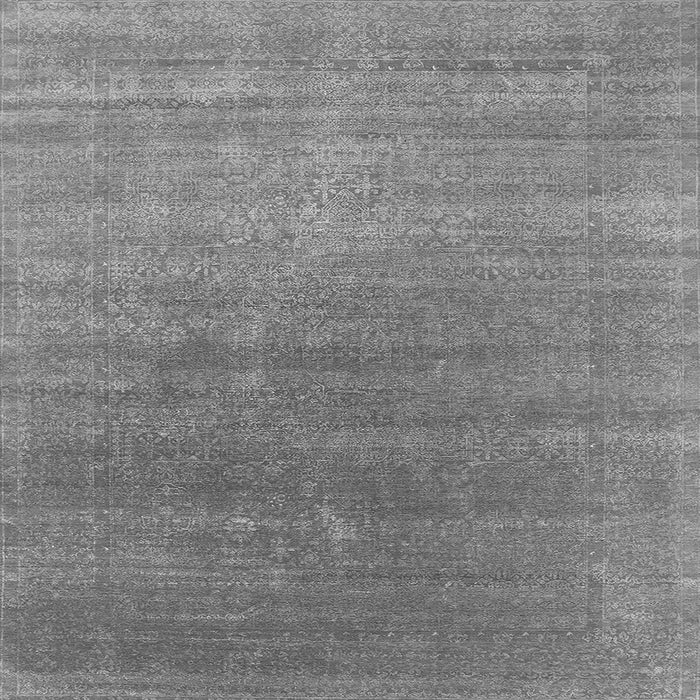 Square Oriental Gray Industrial Rug, urb2613gry