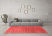 Industrial Red Washable Rugs