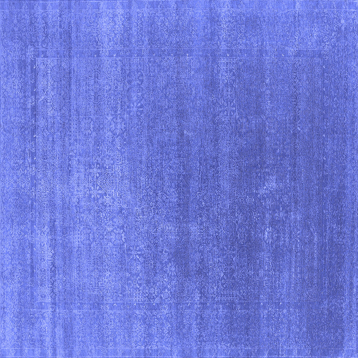 Square Oriental Blue Industrial Rug, urb2613blu