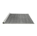 Sideview of Machine Washable Oriental Gray Industrial Rug, wshurb2613gry