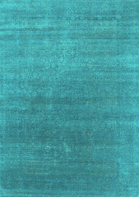 Oriental Turquoise Industrial Rug, urb2613turq