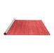 Industrial Red Washable Rugs