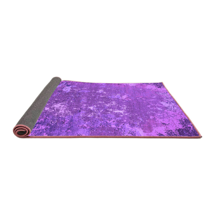 Sideview of Oriental Purple Industrial Rug, urb2614pur