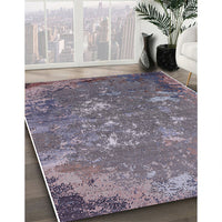 Mid-Century Modern Purple Oriental Rug, urb2614