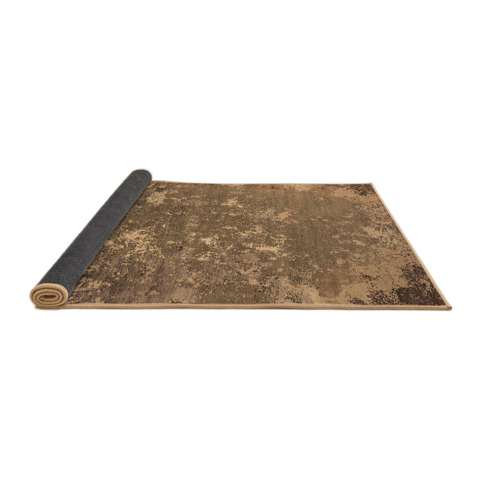 Sideview of Oriental Brown Industrial Rug, urb2614brn