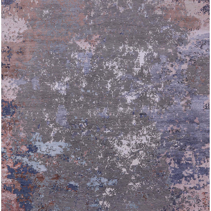 Machine Washable Industrial Modern Grape Purple Rug, wshurb2614