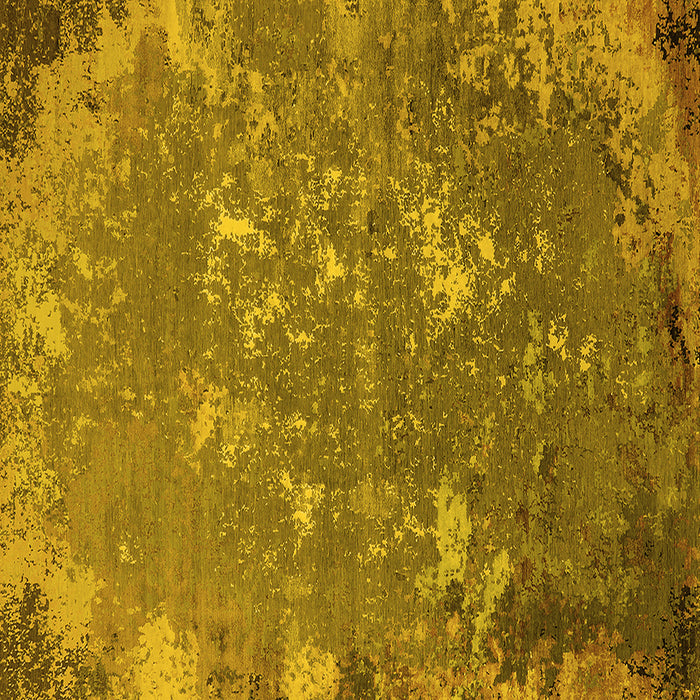 Square Oriental Yellow Industrial Rug, urb2614yw