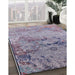 Machine Washable Industrial Modern Viola Purple Rug in a Family Room, wshurb2615