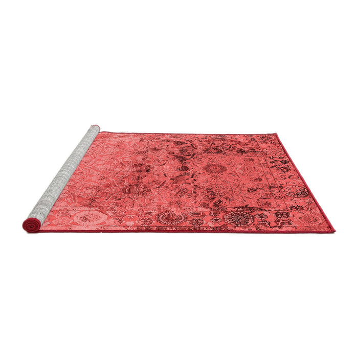 Industrial Red Washable Rugs