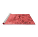 Industrial Red Washable Rugs