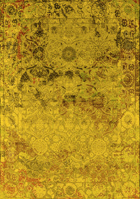 Oriental Yellow Industrial Rug, urb2615yw