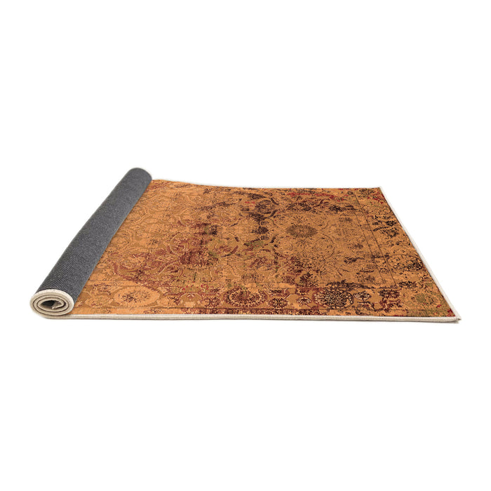 Sideview of Oriental Orange Industrial Rug, urb2615org