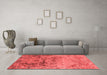 Industrial Red Washable Rugs