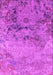 Machine Washable Oriental Pink Industrial Rug, wshurb2615pnk