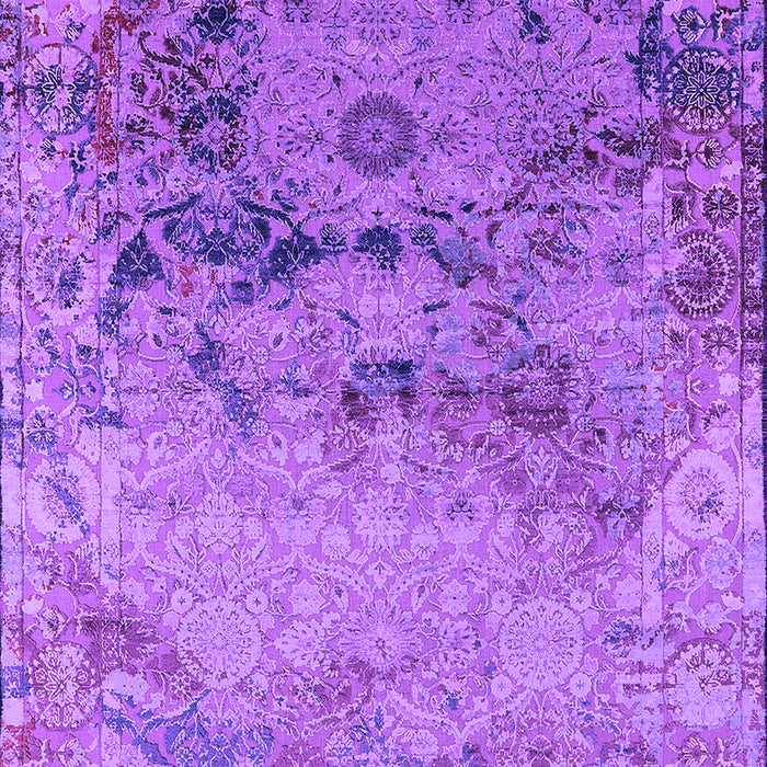 Machine Washable Oriental Purple Industrial Area Rugs, wshurb2615pur