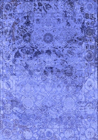 Oriental Blue Industrial Rug, urb2615blu