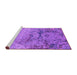 Sideview of Machine Washable Oriental Purple Industrial Area Rugs, wshurb2615pur