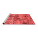 Industrial Red Washable Rugs