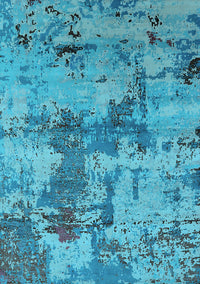 Oriental Light Blue Industrial Rug, urb2616lblu