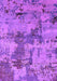 Machine Washable Oriental Purple Industrial Area Rugs, wshurb2616pur