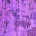 Square Machine Washable Oriental Purple Industrial Area Rugs, wshurb2616pur