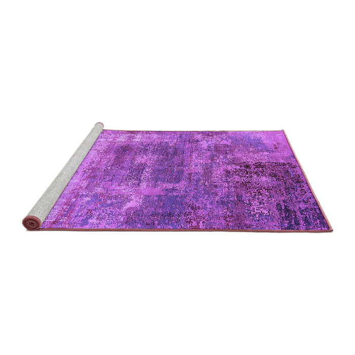 Sideview of Machine Washable Oriental Purple Industrial Area Rugs, wshurb2617pur