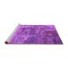 Sideview of Machine Washable Oriental Purple Industrial Area Rugs, wshurb2617pur