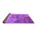 Sideview of Oriental Purple Industrial Rug, urb2617pur